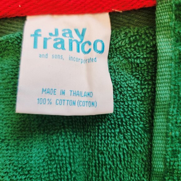 Vintage 3 Pc. Set Christmas Holiday Towels, Made in Thailand by Jay Franco - Picture 6 of 9